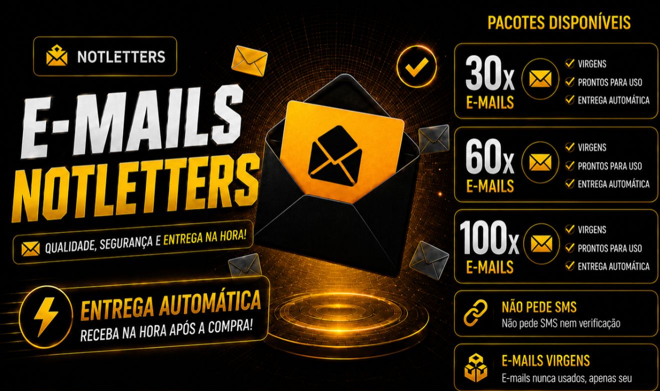 E-MAILS .COM | PRONTOS PARA USO | ENTREGA AUTOMÁTICA