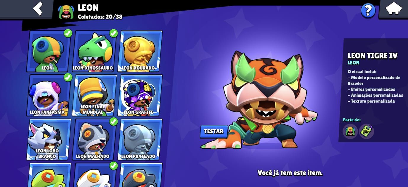 (PRA SAIR LOGO) CONTA RARA BRAWL STARS FULL (106/107) + 60K Troféus + Skins Ants
