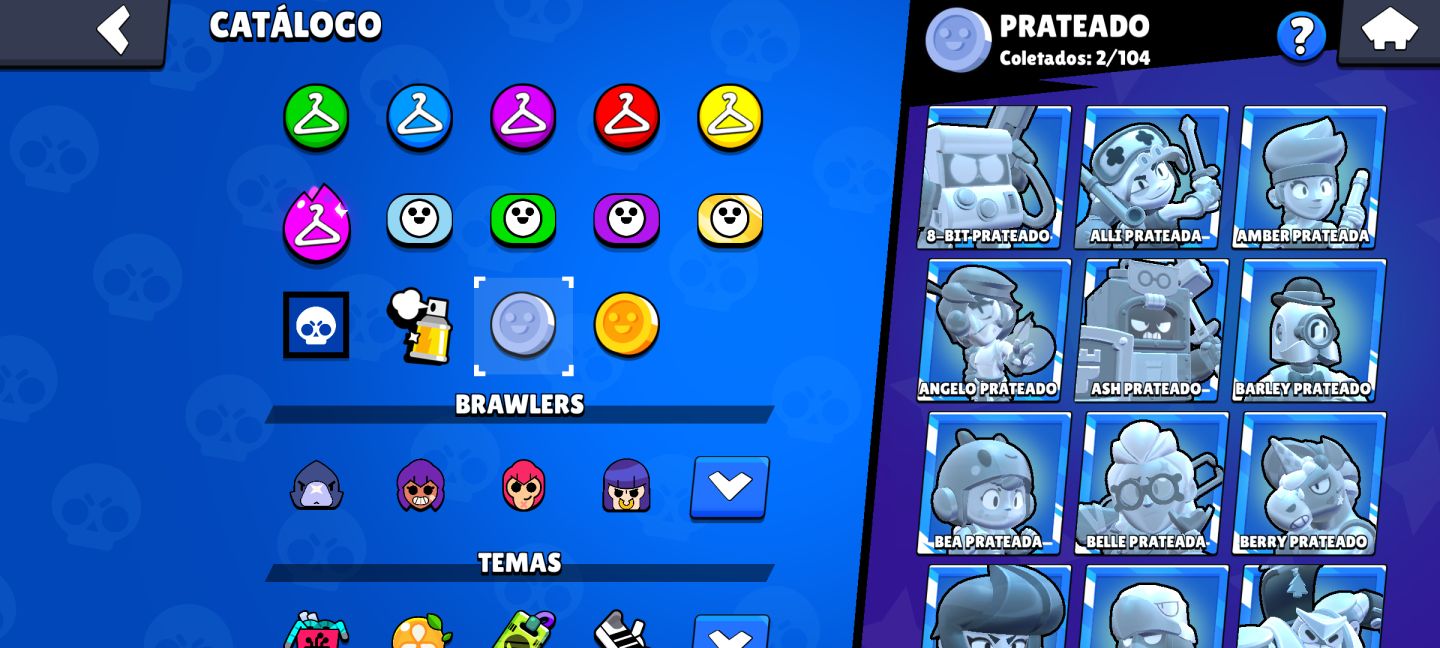 CONTA BRAWL STARS DE 2019 - RECURSOS e Itens exclusivos