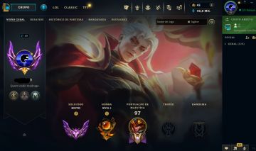 CONTA LOL MESTRE 64% Win Rate Upada a mão 0 risco de ban