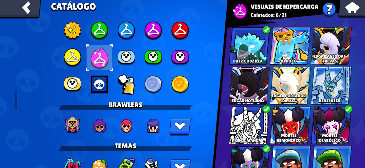 Conta de brawl stars! Com muitas skins e recurso!!