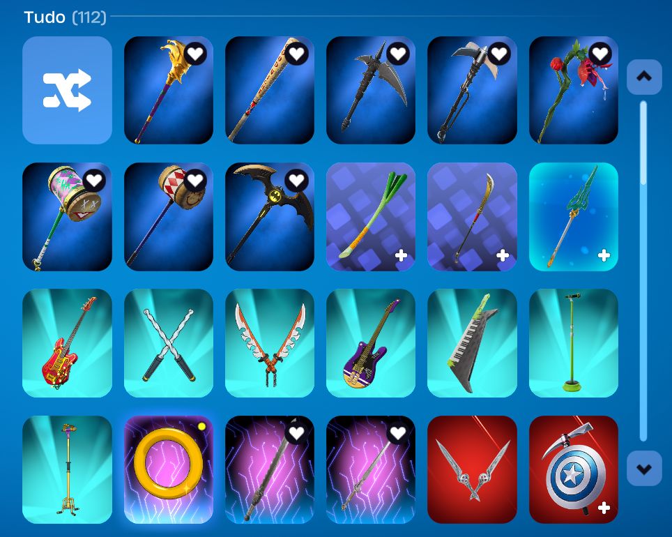 Conta Fortnite com muitas skins único dono