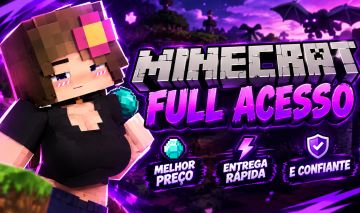 Minecraft Java + Bedrock | Full Acesso | Entrega Rápida