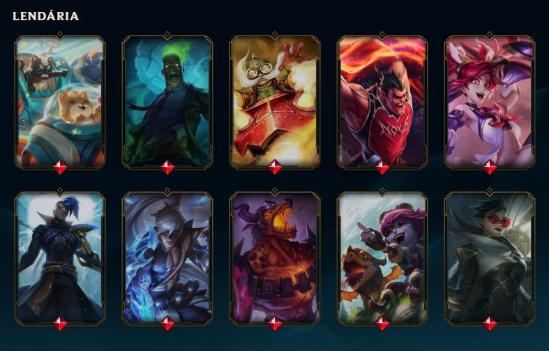 CONTA LEAGUE OF LEGENDS 2012 | 201 SKINS | TODOS OS CAMPEÕES