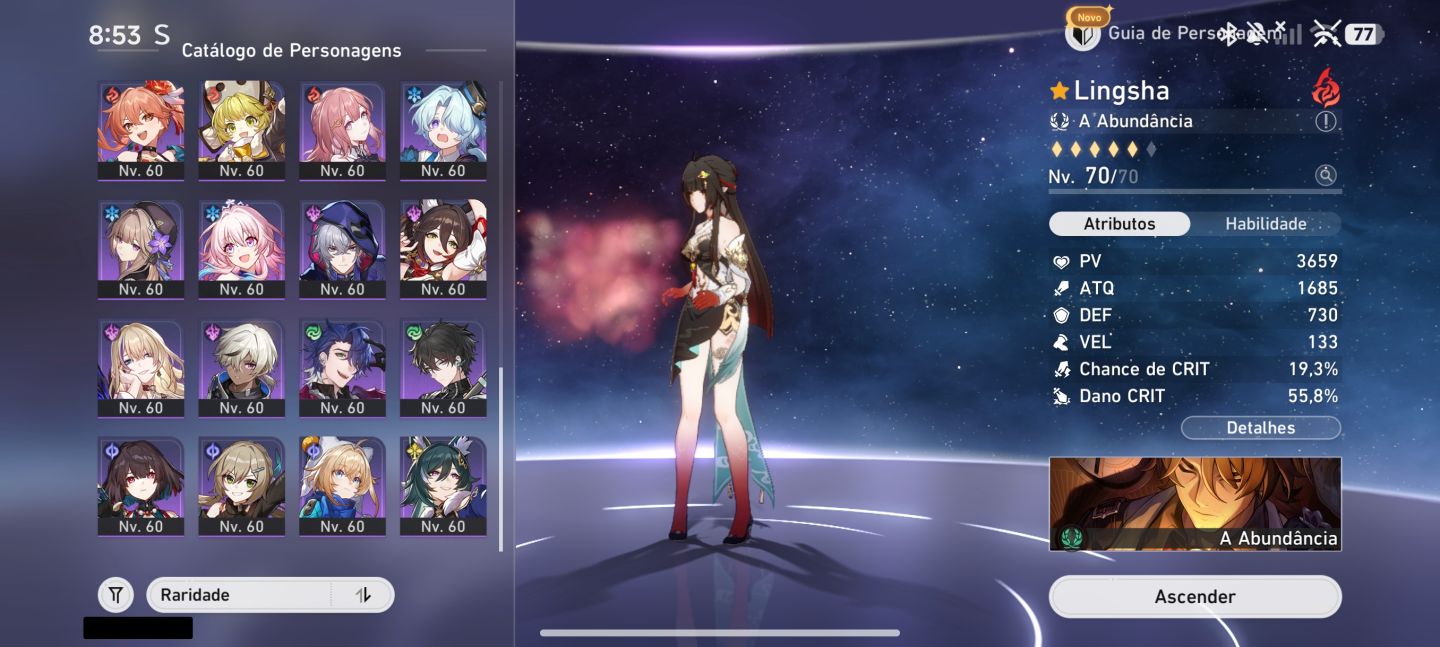 CONTA HONKAI: STAR RIAL COM 19T5 + 21T4 + 3 Cones