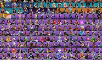 Fortnite 263 Skins Tryhard | Chun-Li | Jinx | Snake | FA