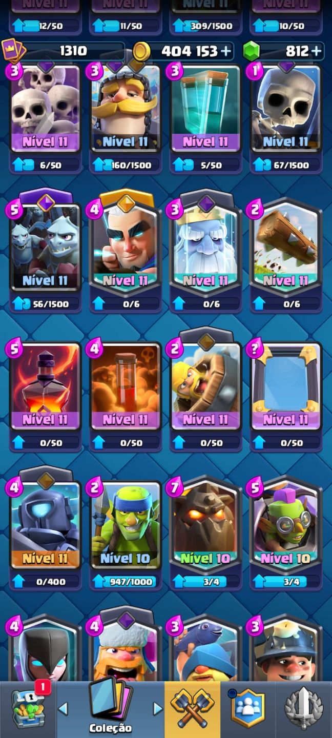 COMBO! Conta Brawl Stars + Clash Royale!! AMBAS GEMADAS!