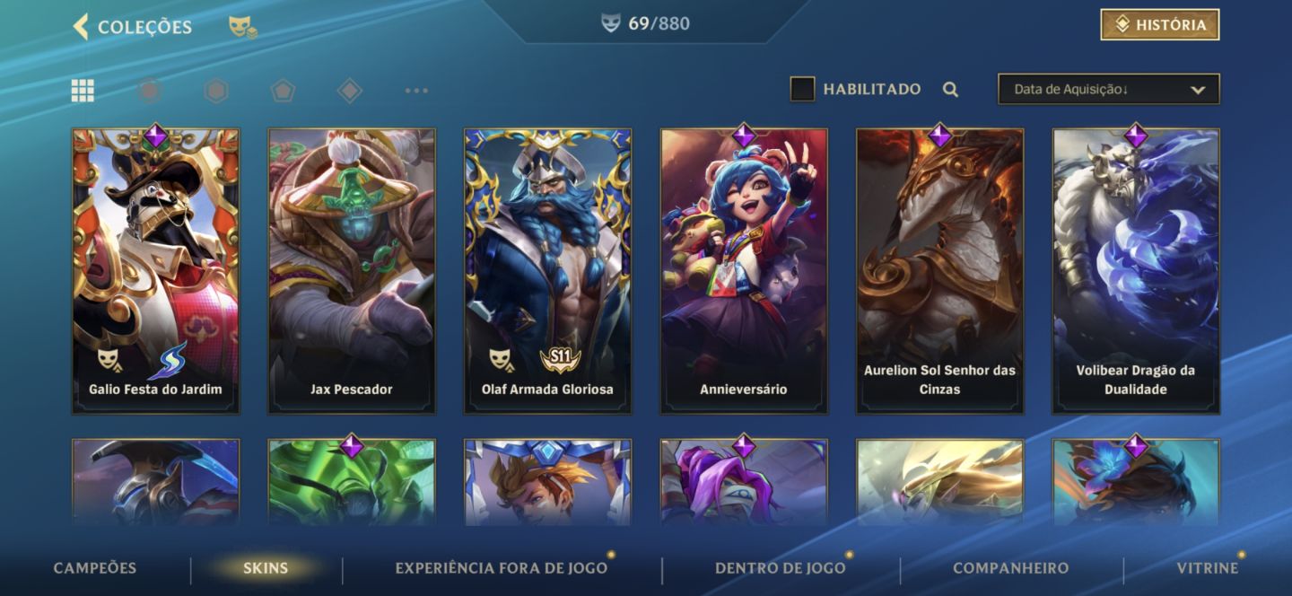CONTA DE WILD RIFT DESAFIANTE COM SKINS LIMITADAS ELO MONARCA