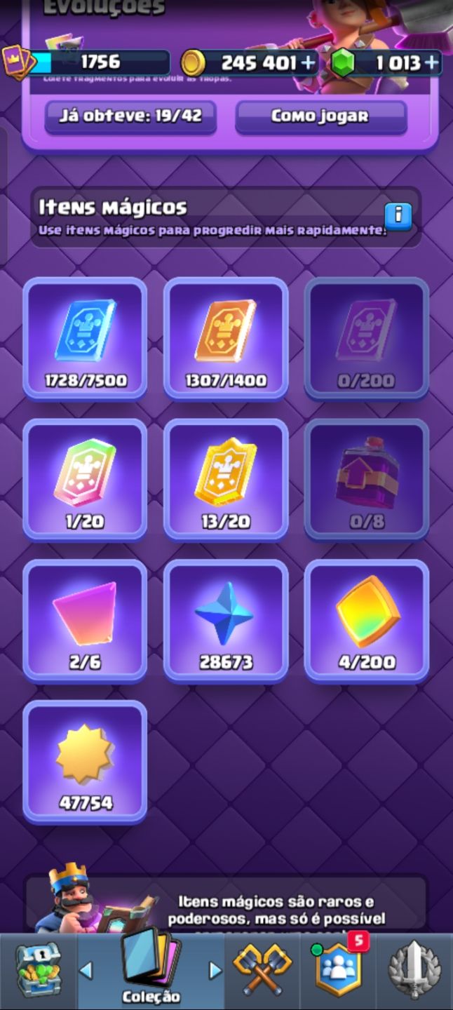 14000 troféus COMPLETA LVL 16 | 19 EVOLUÇÕES | MAIOR CAMPEÃO | INSÍGNIA 10 ANOS