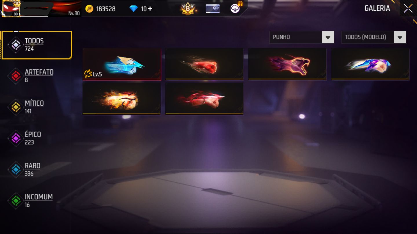 Conta de free fire prime 8, 380 k de diamantes gastos!