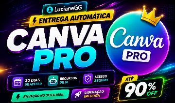 CANVA PRO + IA PREMIUM | 30 DIAS DE ACESSO | ENTREGA IMEDIATA (90% OFF)