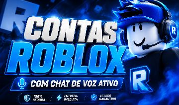 Contas Roblox | CHAT DE VOZ ATIVO | 13+ VERIFICADAS