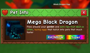 MEGA RAINBOW BLACK DRAGON