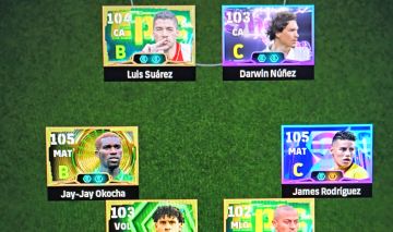 Conta Efotball steam com Suarez , Okocha e nesta