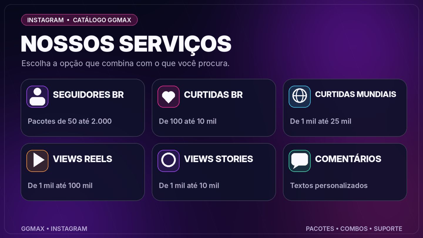 [PROMOÇÃO] SEGUIDORES INSTAGRAM BR + CURTIDAS + VIEWS REELS E STORIES | COMBOS