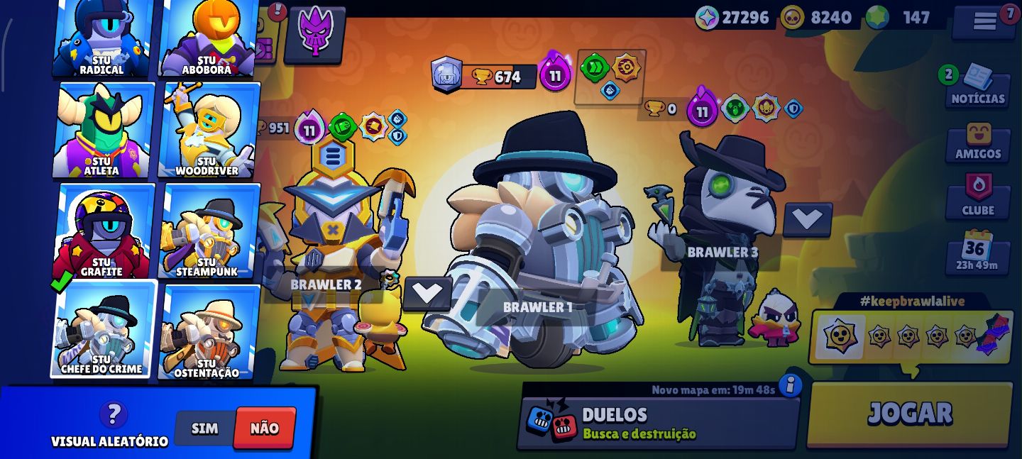 CONTAS DE BRAWL STARS + CLASH ROYALE MUITO UPADAS E RARAS!