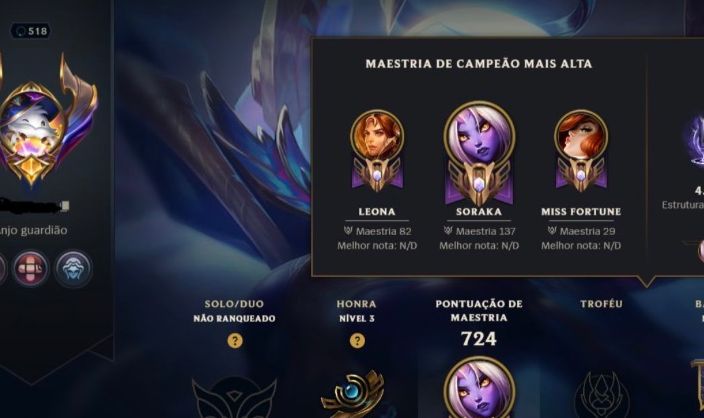 CONTA LOL | 200+ SKINS | 500K EA | UNRANKED | 1.5KK SORAKA | 100% SEGURA