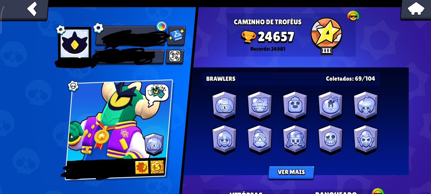 Conta Brawl Stars e clash royale TOP, 24k Brawl, e 11k clash.