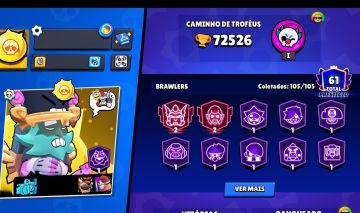 MELHOR CONTA DO BRAWLSTARS COM TODOS BRAWLERS LIBERADOS E FAMA SOLAR III !!
