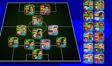 CONTA RARÍSSIMA RECHADA COM LEGENDS COM MESSI DA CHUTEIRA PLATINI TOTTI