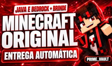 MINECRAFT JAVA + BEDROCK ORIGINAL | ACESSO IMEDIATO + BRINDES