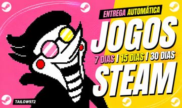 JOGOS STEAM - CONTA OFFLINE 7 DIAS|15 DIAS|30 DIAS +BRINDES (ENTREGA AUTOMÁTICA)