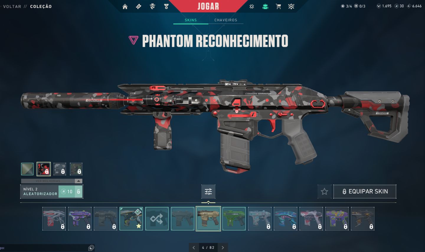 Conta valorant com vp 700 gastos