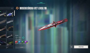 CONTA COM FACA VCT LOCK IN, XENOHUNTER, FACA JETT, 980 VP E VARIAS VANDALS