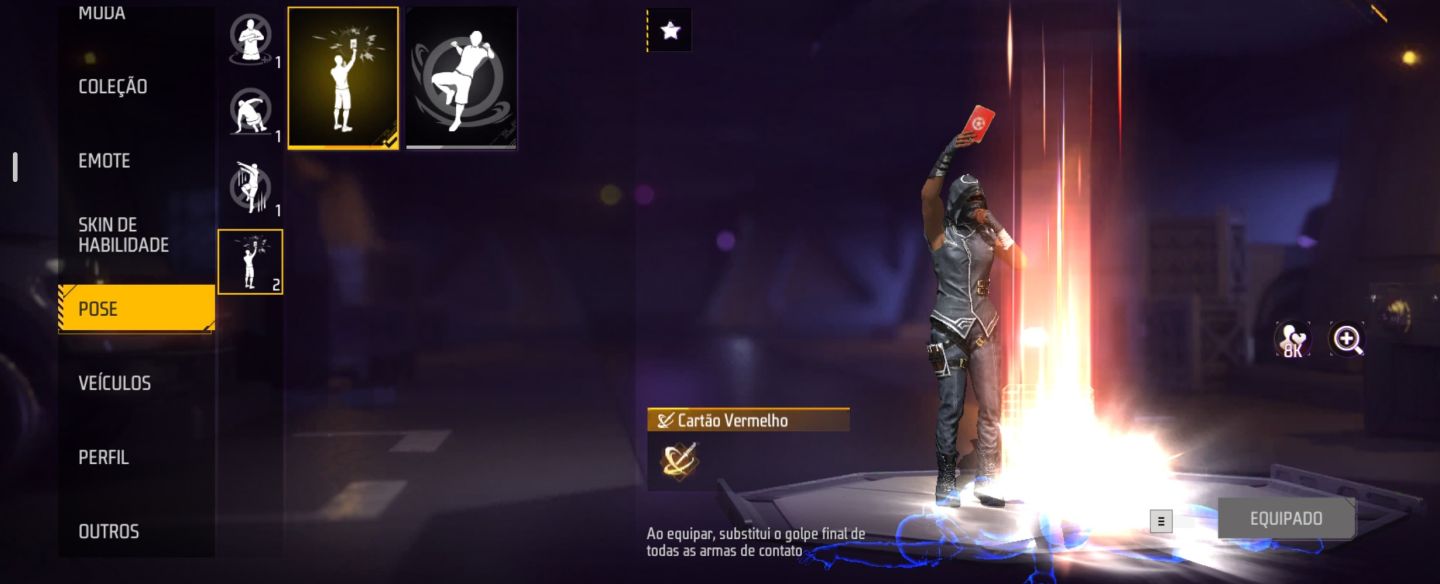 Conta Free Fire Com Bandeirão e Várias Animações De Entrada