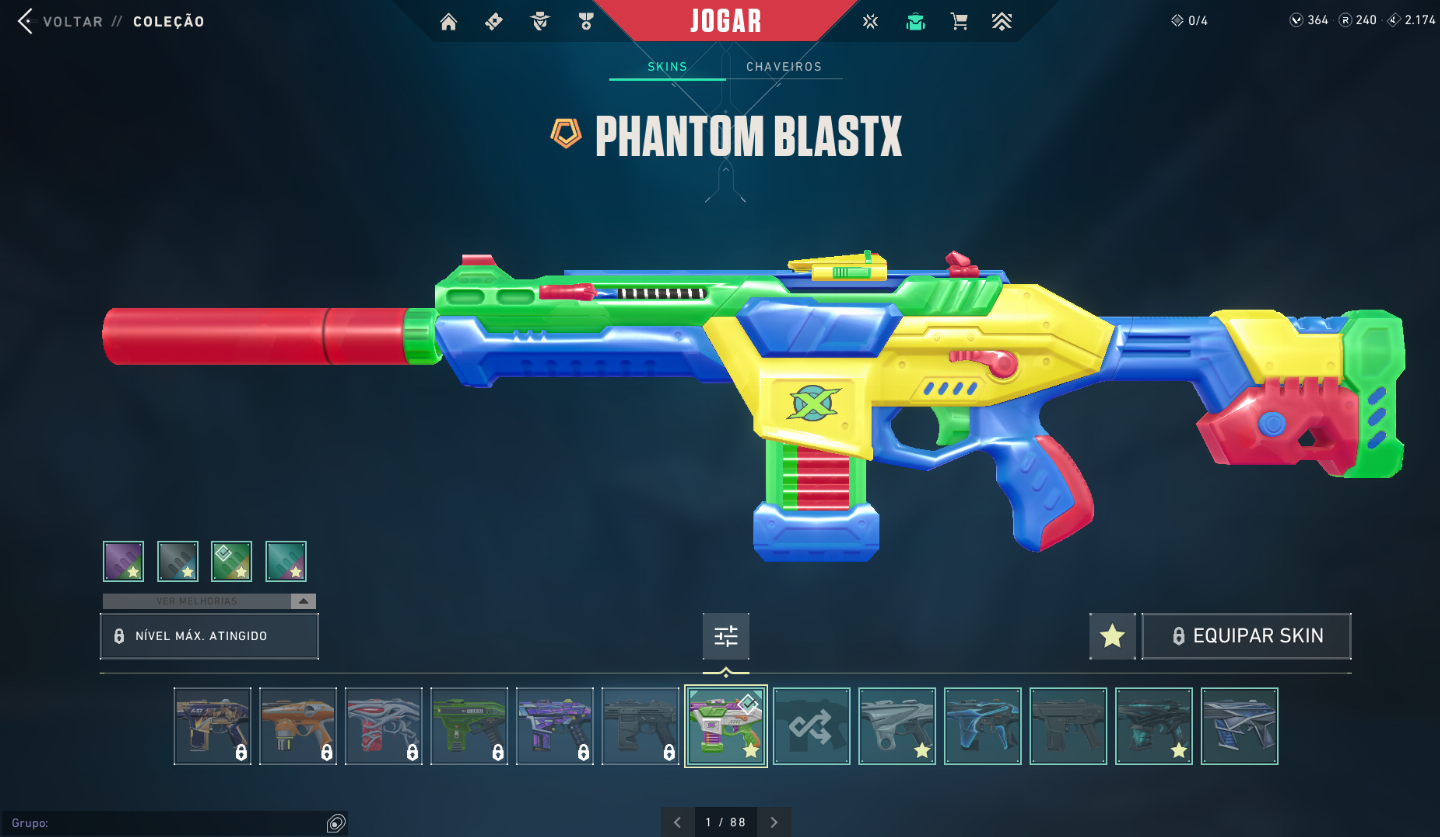Conta Valorant com varias skins