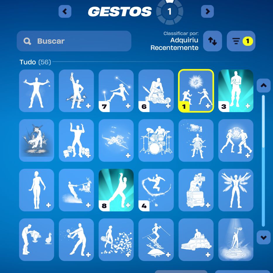 FORTNITE | 38 SKINS | 119 PICARETAS | 55 DANÇAS | 800 V-BUCKS