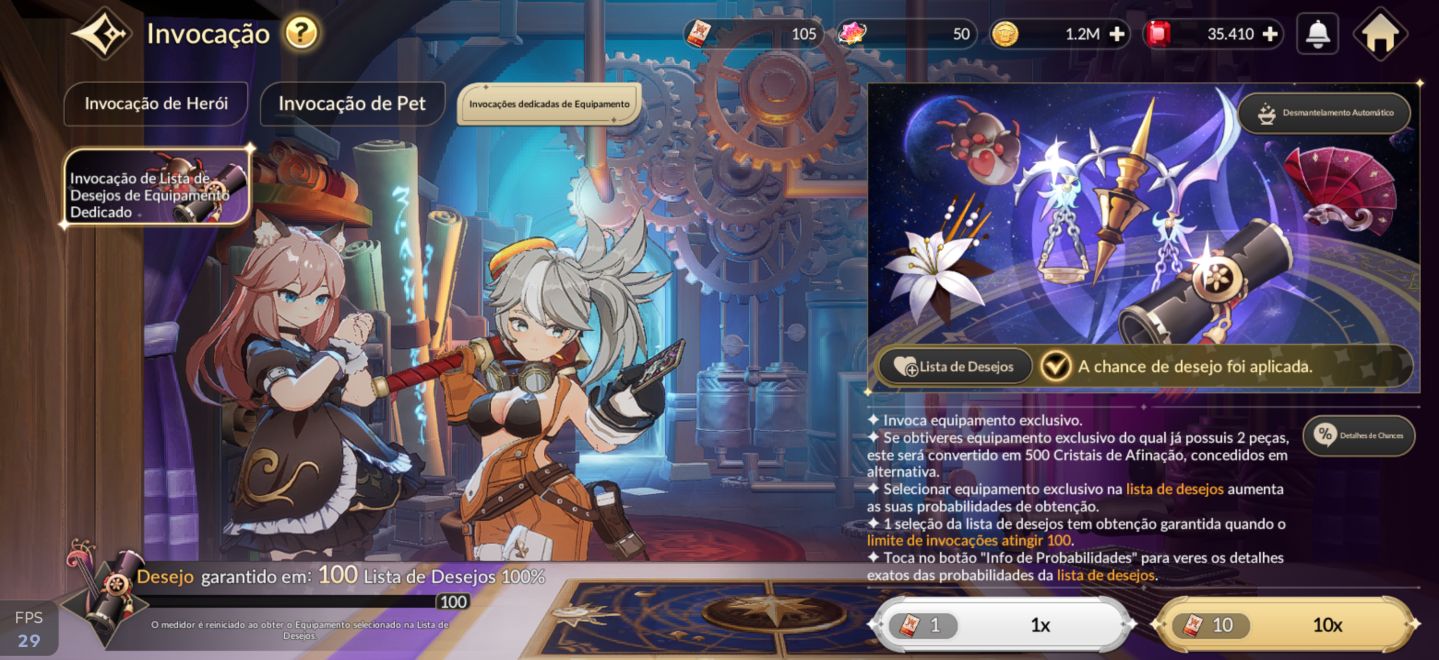 Conta reroll Seven Knights Re:Birth