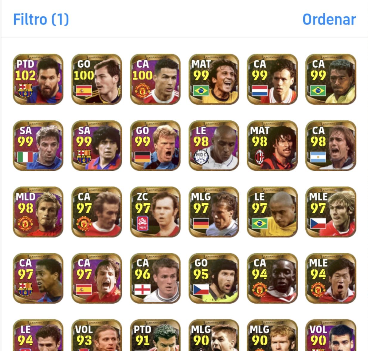 Conta efootball mobile full ankara messi, etoo, gullit cabeçada matadora
