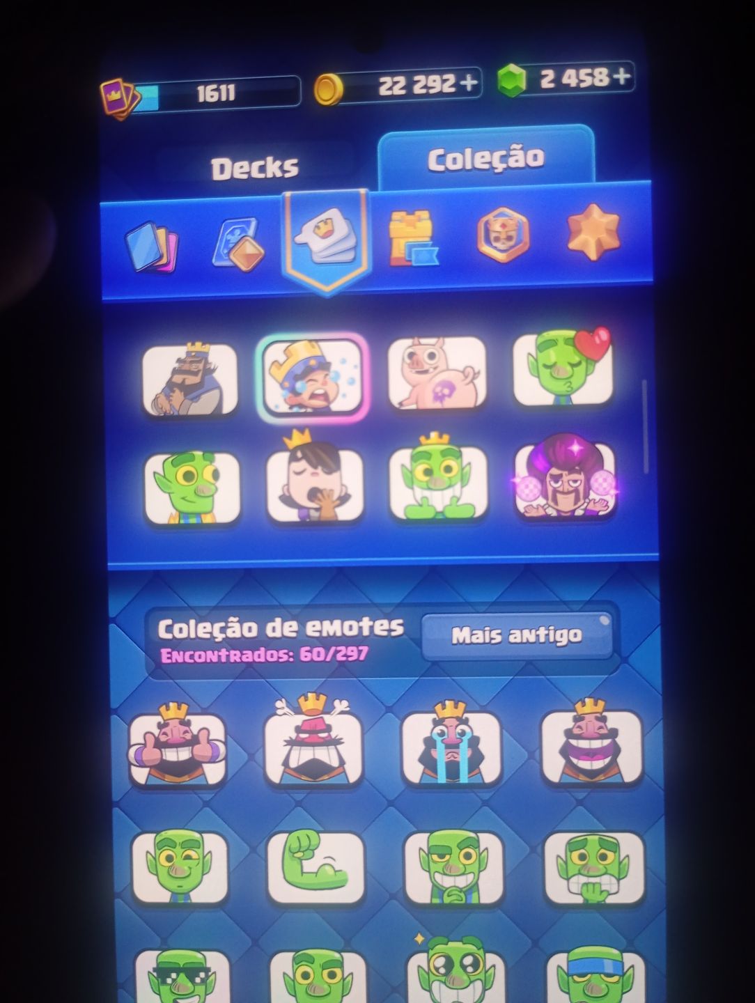 Conta no Clash upada