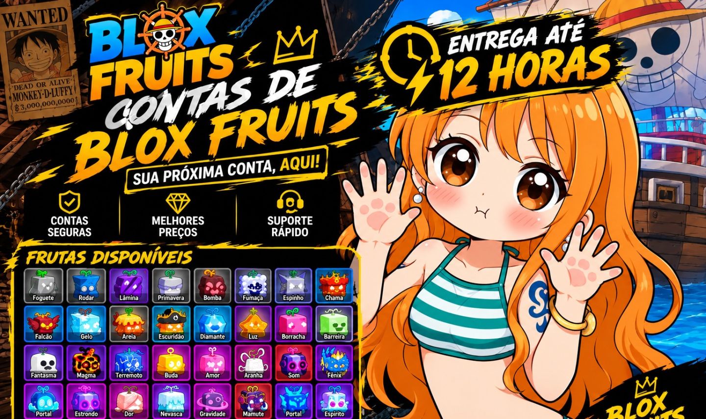 BLOX GOAT | CONTAS BLOX FRUITS MELHORES PREÇOS | Suporte 100%