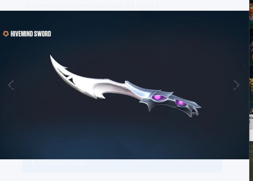 CONTA RIOT 2014 | LOL 151 SKINS LVL 295 + VALORANT 49 SKINS LVL 102 |