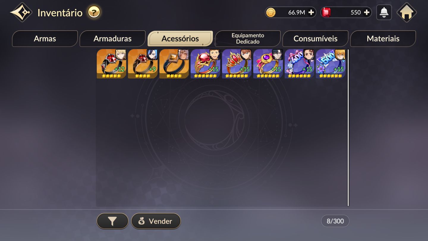 CONTA SEVEN KNIGHTS RE N 64 COM VARIOS COLLABS