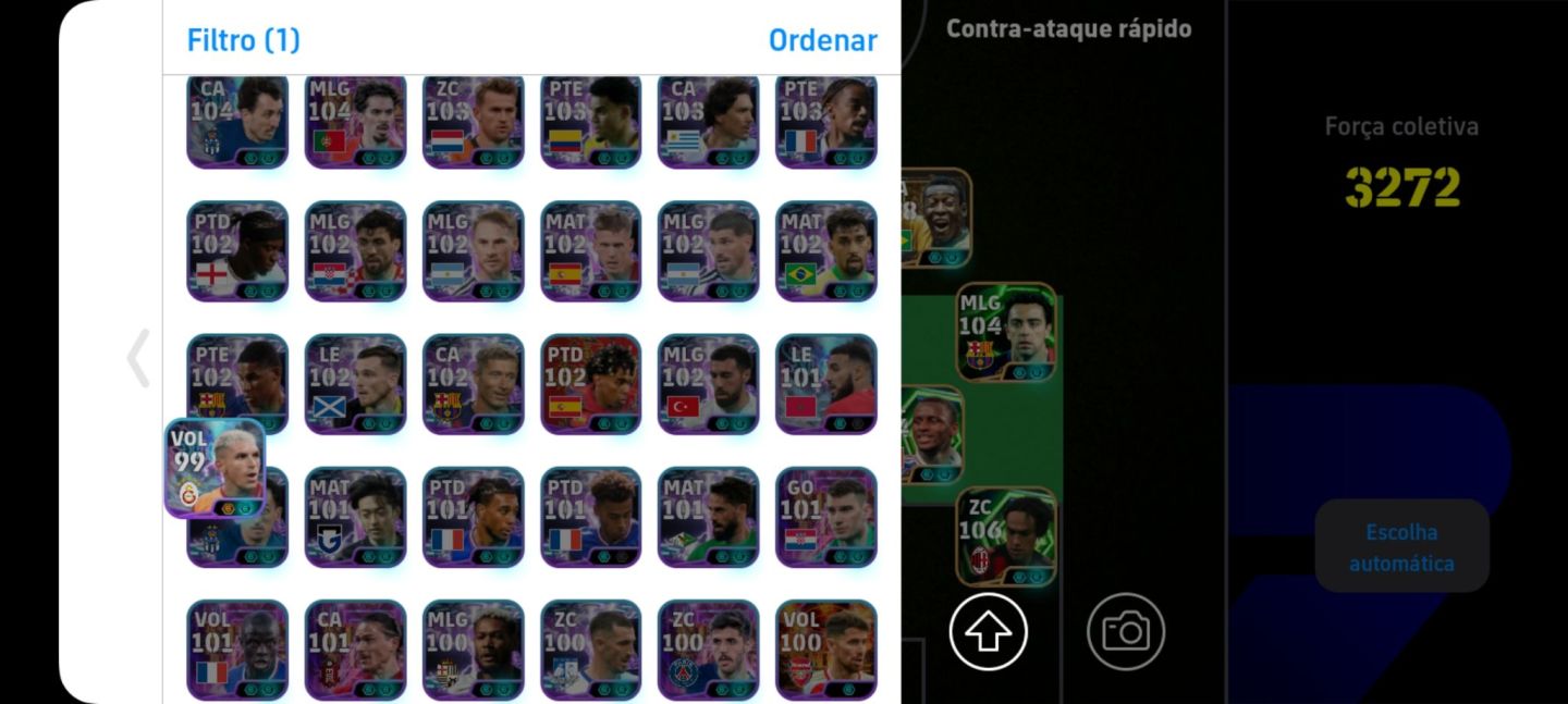 CONTA DE EFOOTBALL / TIME META / FULL / BANCO COMPLETO !!!