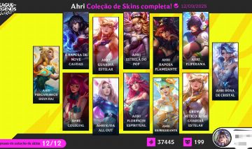 CONTA WILD RIFT 199 SKINS AHRI FULL