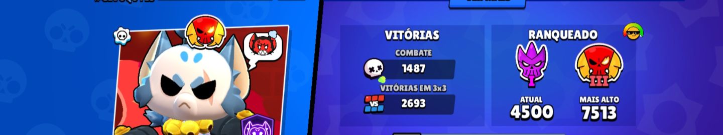 CONTA DE BRAWL STARS TOP bem gemada com várias skins