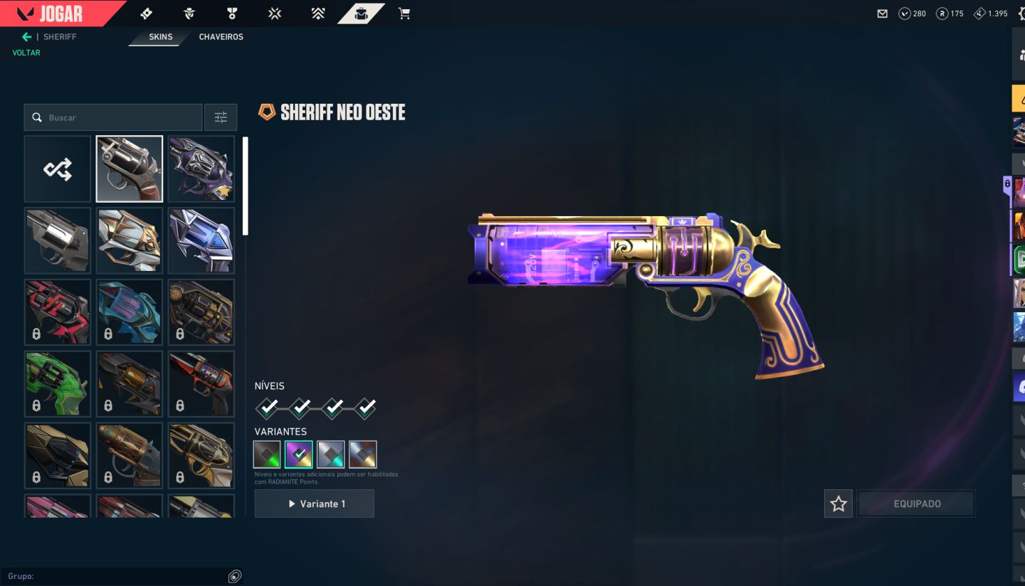 CONTA de VALORANT VÁRIAS SKINS! ENTREGA RAPIDA