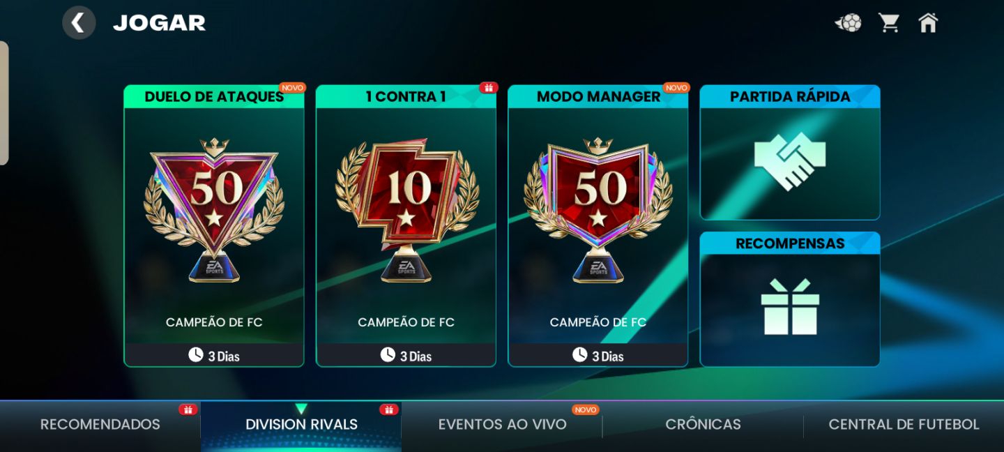 Venda de conta de fc Mobile ger 130