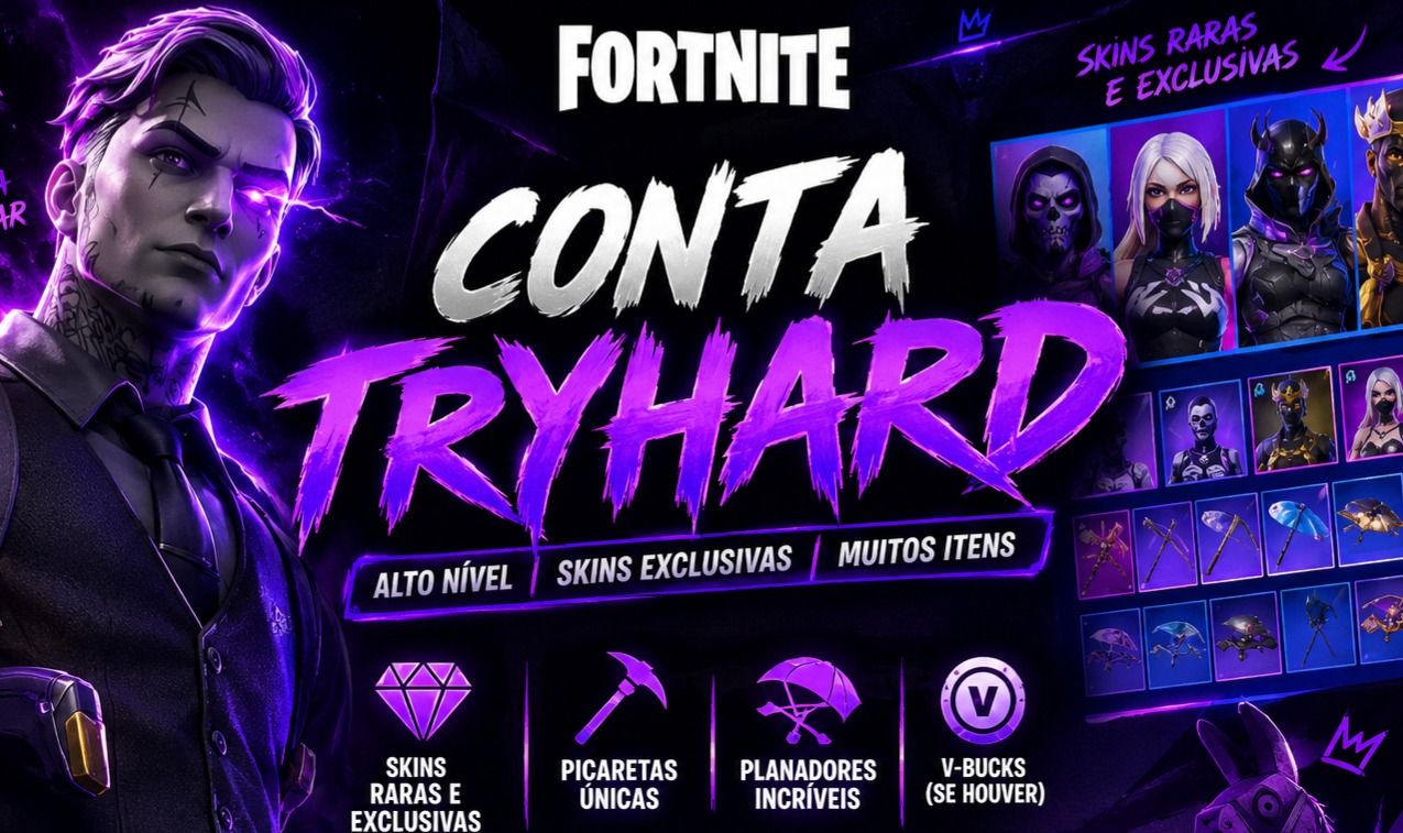 Conta Fortinite Try Hard