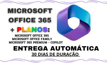 MICROSOFT OFFICE 365 + POWERPOINT + EXCEL + 1 TB ONEDRIVE (CONVITE) - 30 DIAS
