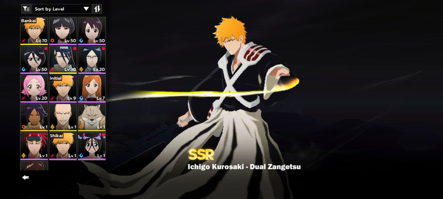 Conta De Bleach Soul Resonanse Upada Lv76 +Inf na descrição