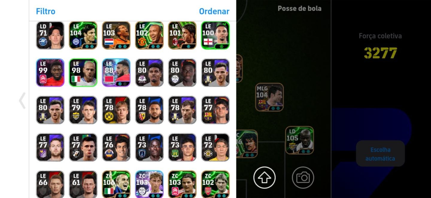 Conta Efootball trio MSN