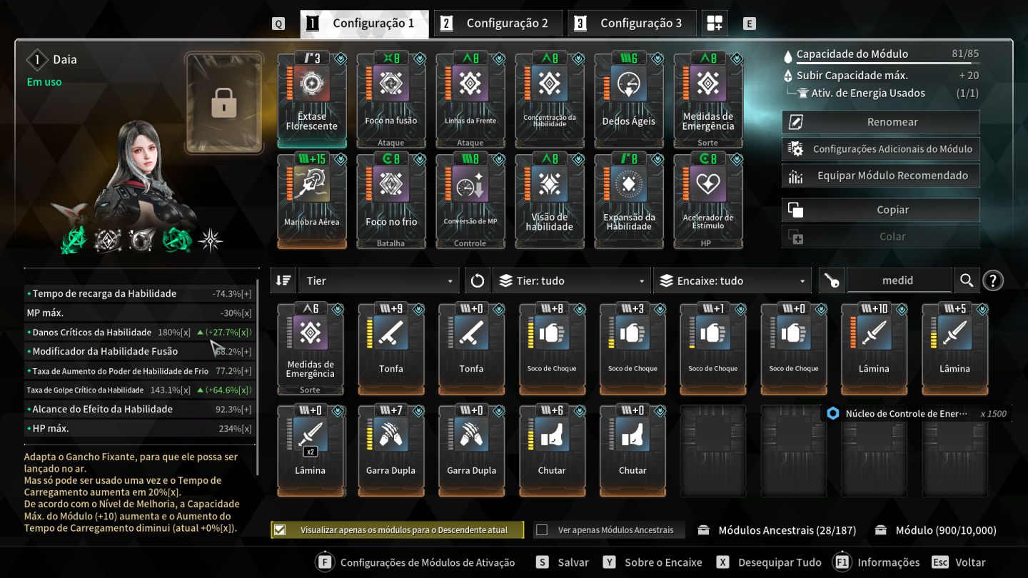 CONTA ENDGAME THE FIRST DESCENDANT | RANK 28 - 13 DESCENDANT FULL BUILD