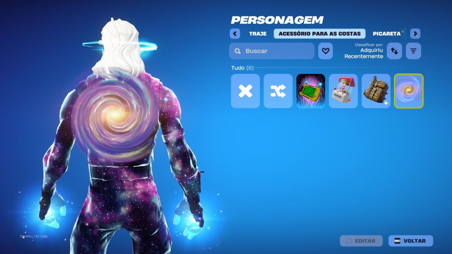 CONTA FORTNITE COM GALAXY SKIN/ SUPER RARO/ FULL ACESSO/ PREÇO ÚNICO