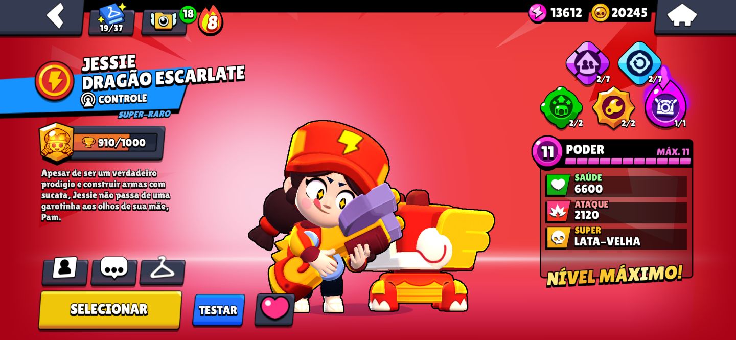 CONTA DE BRAWL STARS RARA (2019)