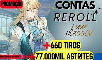 (PROMO IMPERDIVEL) Wuthering Waves - Contas Reroll com + de 66.000 ASTRITES